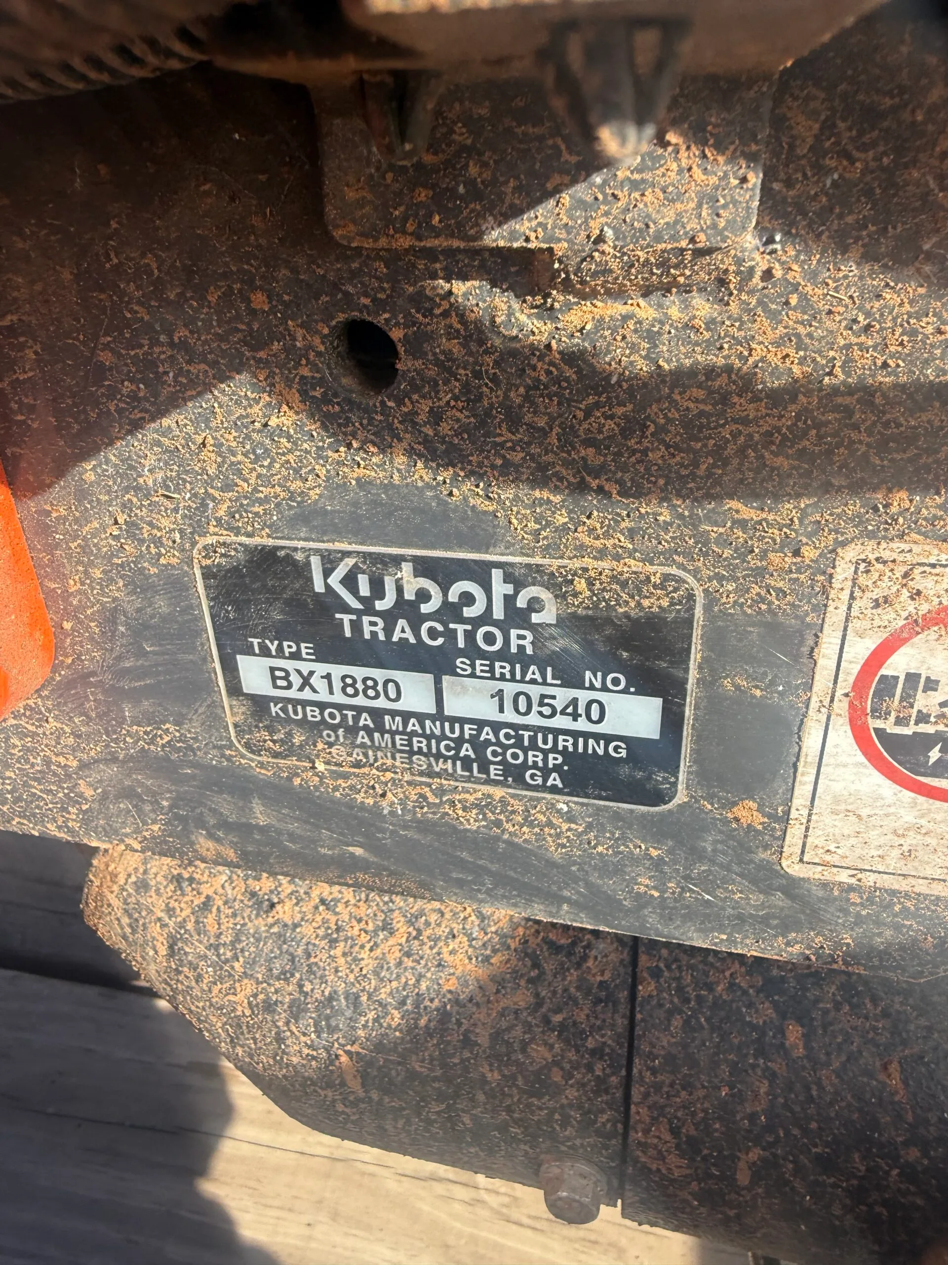2019 Kubota BX1880 - Image 3