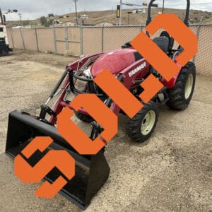 Yanmar tractor marked as sold.