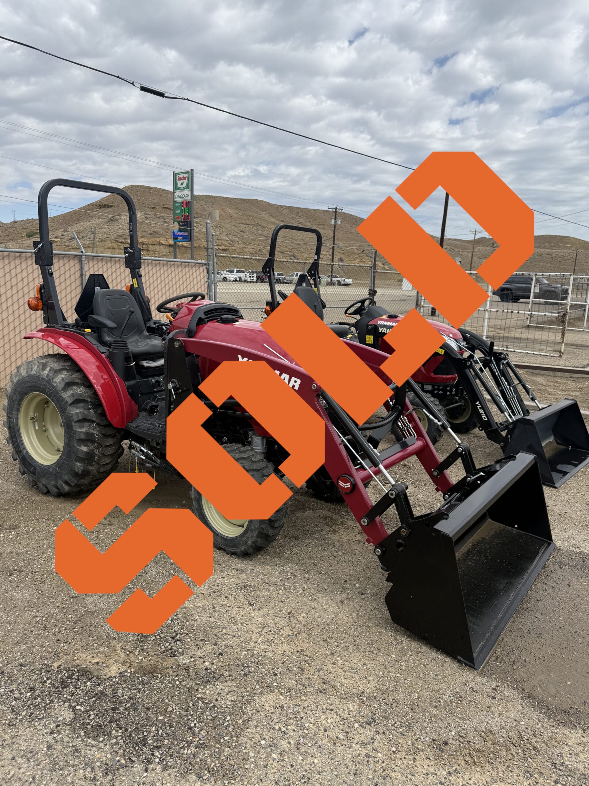 Yanmar tractor marked as sold.