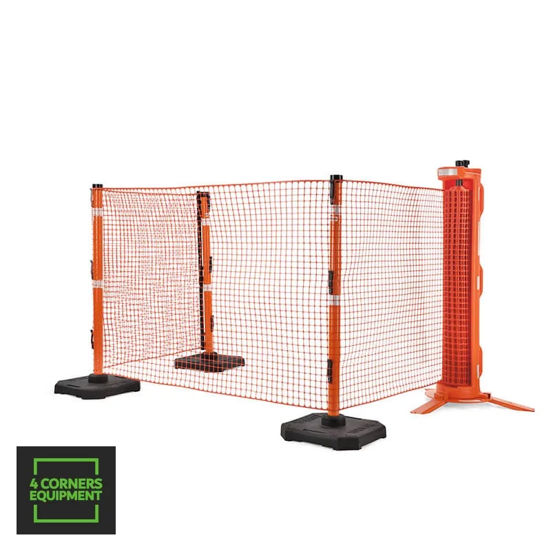 RapidRoll 3-Legged barrier cartridge and post base system