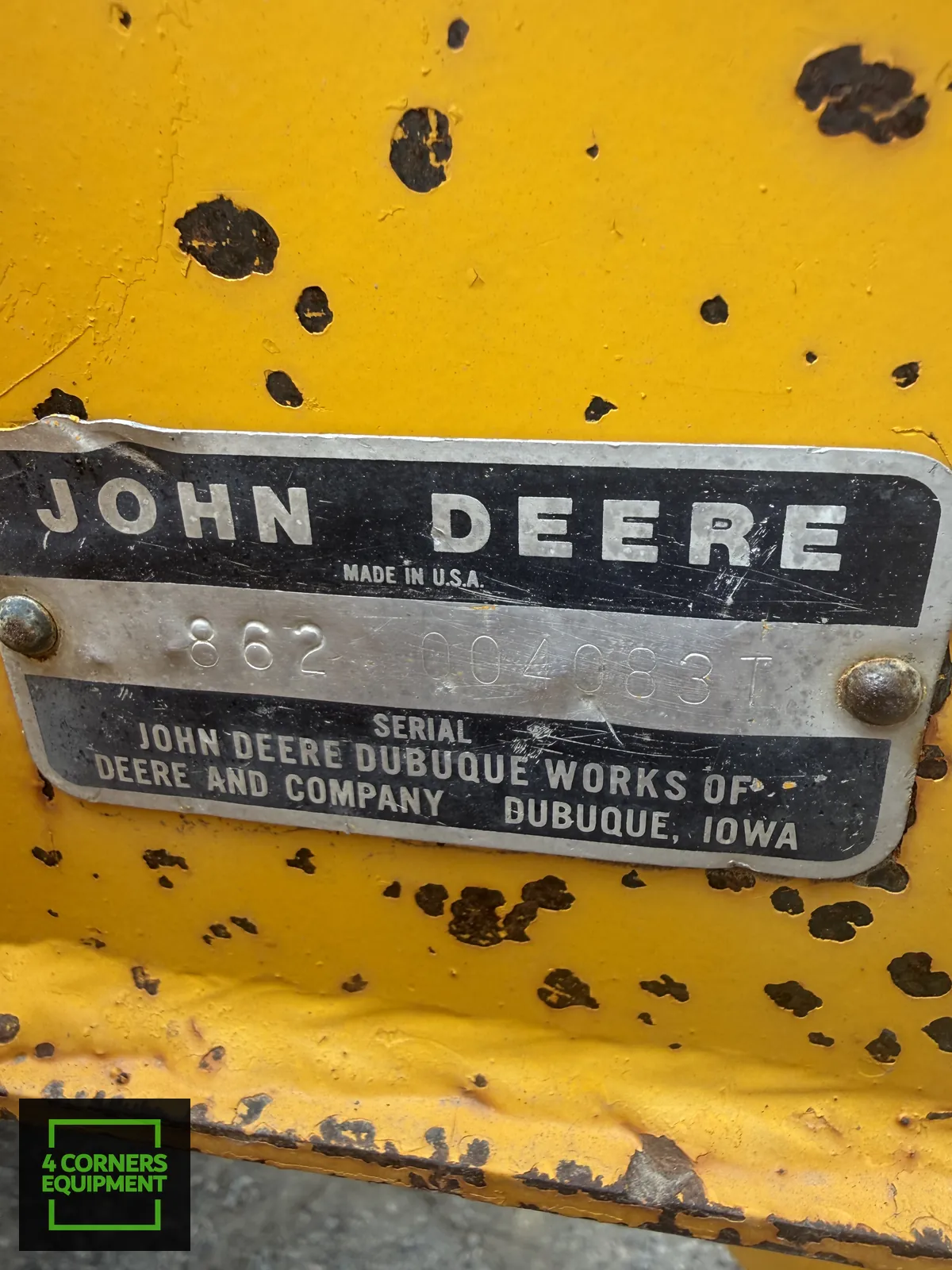 1987 Deere 862 Scraper - Image 4