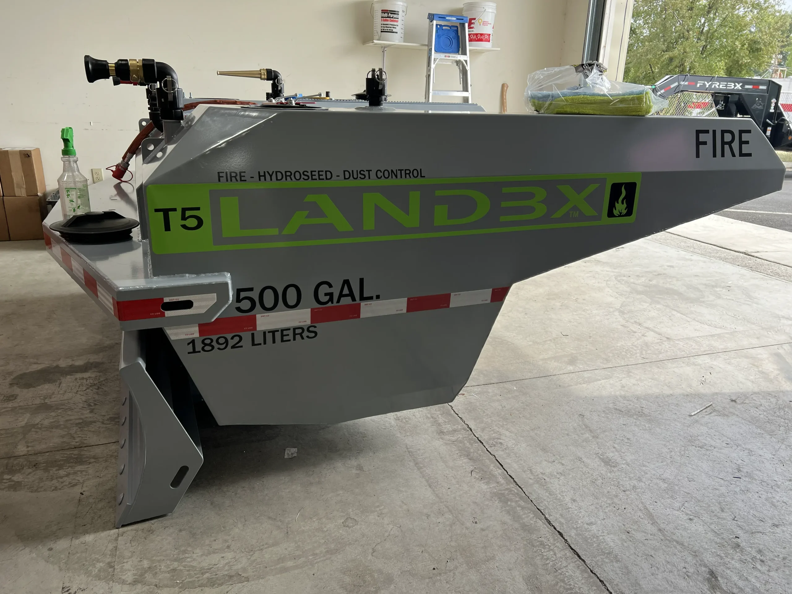 Fyrebx Landbx land management skid steer attachment.
