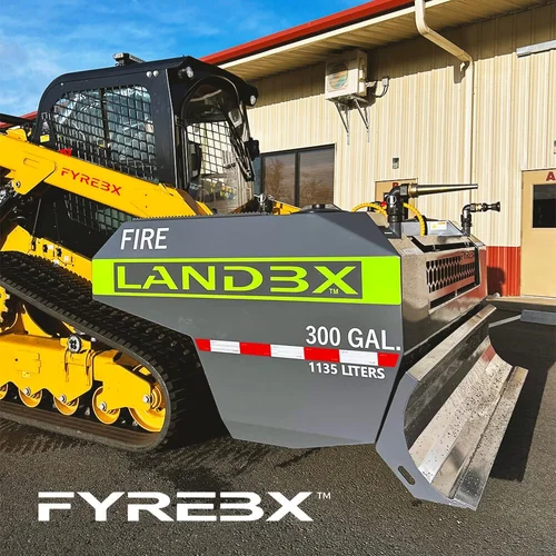 Landbx from fyrebx brand. Skidder steer for water dispersal.