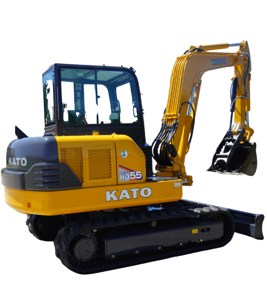 Kato HD55N4 Mini Excavator - built for serious digging power